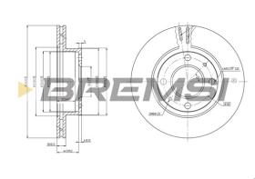 Bremsi CD7301V - B. DISC HYUNDAI