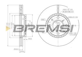 Bremsi CD7520V - B. DISC OPEL, SUZUKI, VAUXHALL