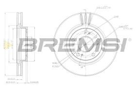 Bremsi CD7557V - B. DISC HONDA