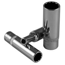 JBM 14513 - VASO DE 1/4" 12 CANTOS 50MM LARGO CROMADO 5MM