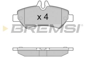 Bremsi BP3293TR - B. PADS MERCEDES-BENZ, VW