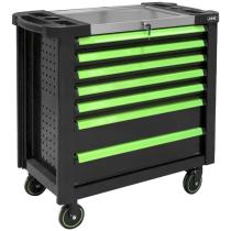 JBM 53869 - CARRO DE HERRAMIENTAS XL CON 7 CAJONES VACÖO - VERDE