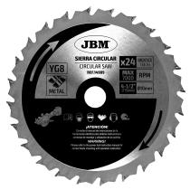 JBM 14989 - HOJA DE SIERRA CIRCULAR 24T 115MM PARA METAL PARA REF. 60011