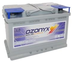 OZONY OZX75AGM - BATERIA OZONYX AGM BLOCK  12 V  63 AH  75 AH   278 X 175 X 1