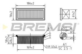 Bremsi FA1155 - B