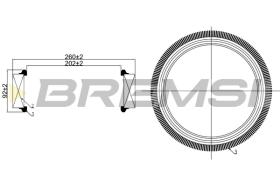 Bremsi FA1259 - FILTER