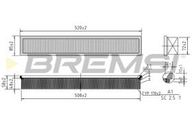 Bremsi FA1603 - FILTER