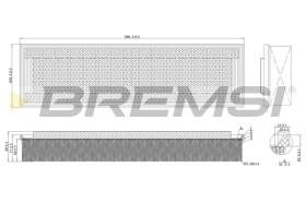 Bremsi FA2108 - AIR FILTER MERCEDES-BENZ