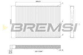 Bremsi FC0412C - CABIN FILTER ALFA ROMEO