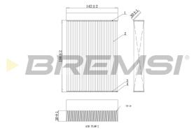 Bremsi FC0435 - FILTER