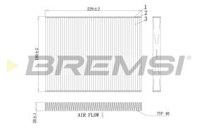 Bremsi FC0443 - FILTER