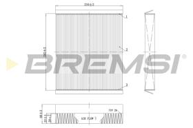 Bremsi FC0501C - FILTER