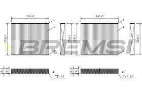 Bremsi FC0931 - FILTER
