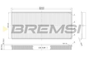 Bremsi FC1335 - FILTER