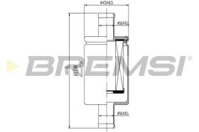 Bremsi FE0329 - FUEL FILTER
