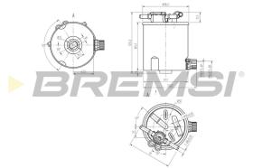 Bremsi FE0782 - FILTER