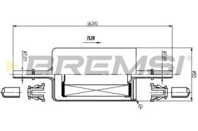 Bremsi FE0846 - FUEL FILTER FIAT, OPEL, PEUGEOT, VW