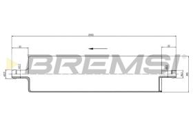 Bremsi FE1017 - FUEL FILTER AUDI