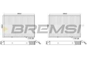 Bremsi FC2541C - CABIN FILTER MERCEDES-BENZ
