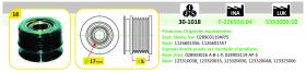 Ijs Group 301018 - (*) POLEA ALTERNADOR SEAT - SKODA - VW