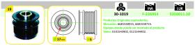 Ijs Group 301019 - (*) POLEA ALTERNADOR MERCEDES BENZ