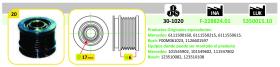 Ijs Group 301020 - POLEA ALTERNADOR