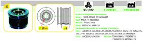 Ijs Group 301022 - POLEA ALTERNADOR
