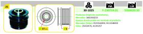 Ijs Group 301025 - (*) POLEA ALTERNADOR MERCEDES BENZ
