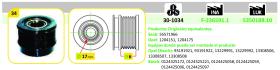 Ijs Group 301034 - POLEA ALTERNADOR