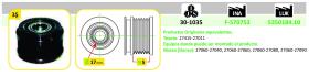 Ijs Group 301035 - POLEA ALTERNADOR