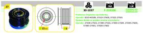 Ijs Group 301037 - POLEA ALTERNADOR
