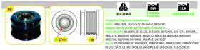 Ijs Group 301049 - POLEA ALTERNADOR