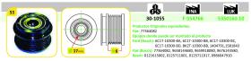 Ijs Group 301055 - POLEA ALTERNADOR