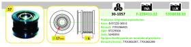 Ijs Group 301057 - (*) POLEA ALTERNADOR RENAULT