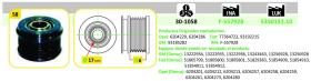 Ijs Group 301058 - POLEA ALTERNADOR