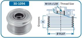 Ijs Group 301094 - (*) POLEA ALTERNADOR VOLVO