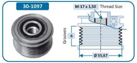 Ijs Group 301097 - (*) POLEA ALTERNADOR FORD