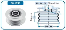 Ijs Group 301099 - (*) POLEA ALTERNADOR VW