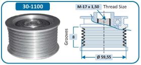 Ijs Group 301100 - (*) POLEA ALTERNADOR MAZDA
