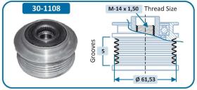 Ijs Group 301108 - (*) POLEA ALTERNADOR ALFA ROMEO - FIAT