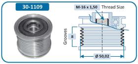 Ijs Group 301109 - (*) POLEA ALTERNADOR MERCEDES
