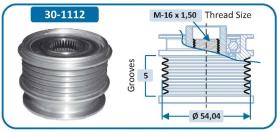 Ijs Group 301112 - POLEA ALTERNADOR