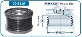 Ijs Group 301116 - POLEA ALTERNADOR
