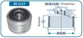 Ijs Group 301117 - (*) POLEA ALTERNADOR MERCEDES