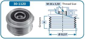 Ijs Group 301120 - (*) POLEA ALTERNADOR NISSAN - RENAULT