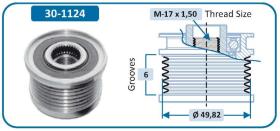 Ijs Group 301124 - (*) POLEA ALTERNADOR NISSAN
