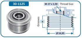 Ijs Group 301125 - POLEA ALTERNADOR