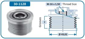 Ijs Group 301128 - (*) POLEA ALTERNADOR BMW