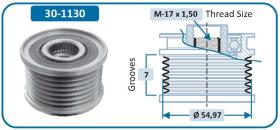 Ijs Group 301130 - (*) POLEA ALTERNADOR SUBARU