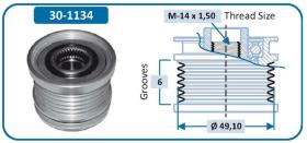 Ijs Group 301134 - (*) POLEA ALTERNADOR
